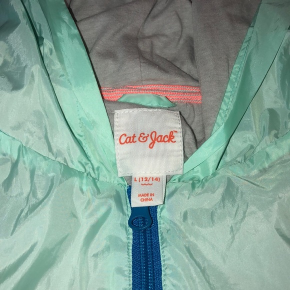 Multicolored windbreaker with pockets. - Picture 3 of 4